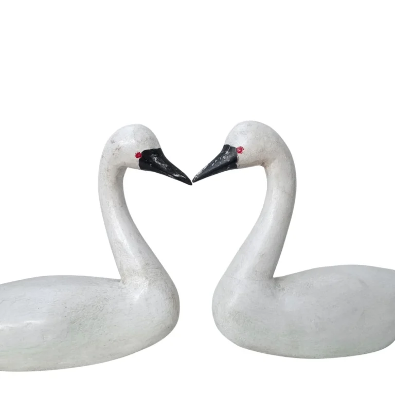 Pato de Madera Blanco